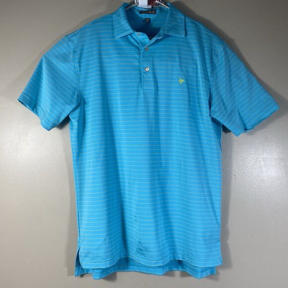 Peter Millar Summer Comfort Shirt  Men Medium Long Sleeve Performance Roster - Picture 1 of 9